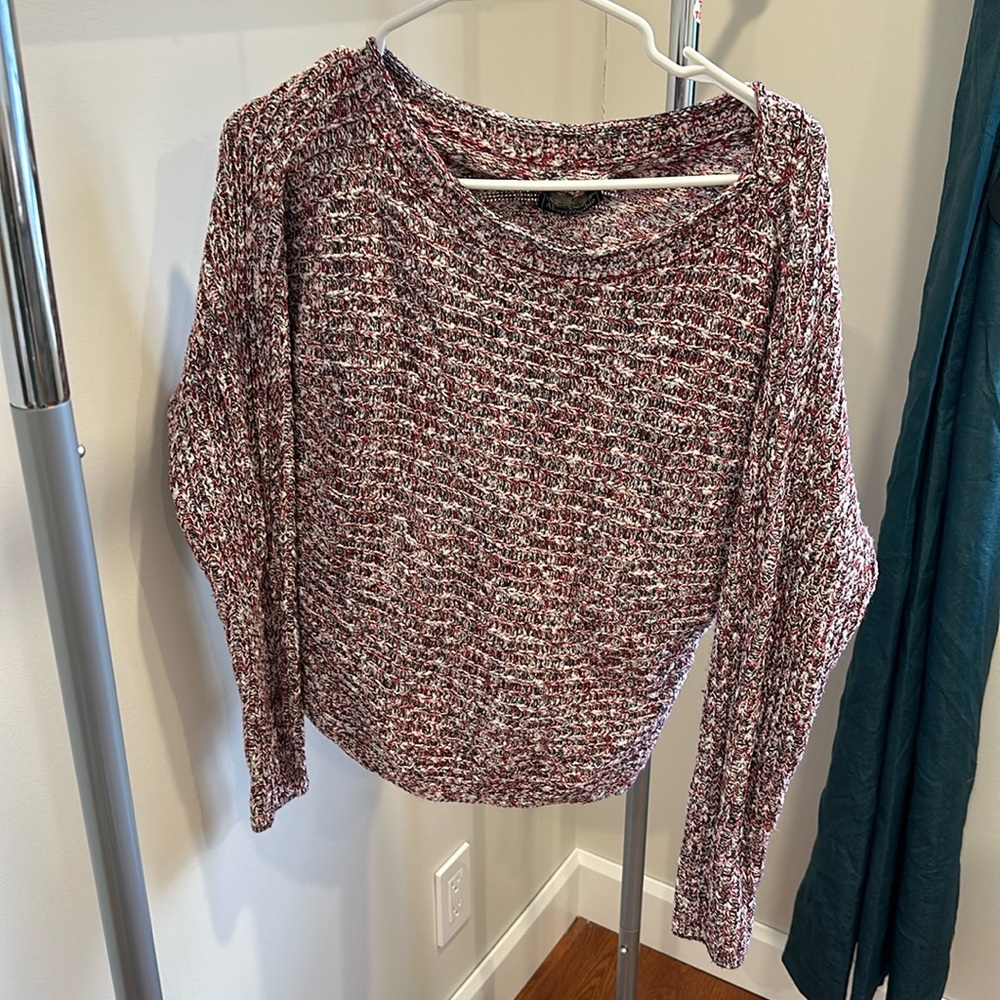 Abercrombie and fitch over the shoulder sweater